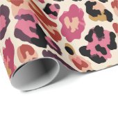 Kleurrijke Luipaardprint Cadeaupapier (Rol Hoek)