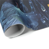 Kleurrijke Luminogram Ginkgo Bladeren Cadeaupapier (Rol Hoek)