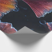 Kleurrijke Luminogram Ginkgo Bladeren Cadeaupapier (Hoek)