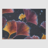 Kleurrijke Luminogram Ginkgo Bladeren Decoupage / Tissuepapier (Voorkant)