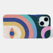 Kleurrijke Maan Oog Boog Symbool Kunst Case-Mate iPhone Case (Achterkant (horizontaal))