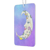 kleurrijke maan van maan op Paars Luchtverfrisser (Links)