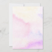 Kleurrijke Macaron Geïnspireerde Uitnodiging voor  (Achterkant)