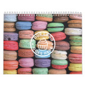 Kleurrijke Macaron schilderij Kalender (Hoes)