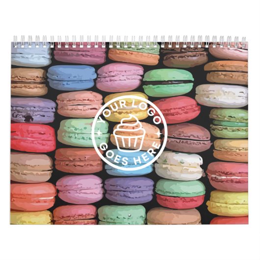 Kleurrijke Macaron schilderij Kalender (Hoes)
