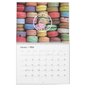 Kleurrijke Macaron schilderij Kalender (Jan 2026)