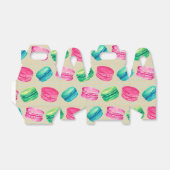 KLEURRIJKE MACARONS BEDANKDOOSJES (Uitgevouwen)