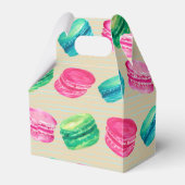 KLEURRIJKE MACARONS BEDANKDOOSJES (Voorkant Zijde)