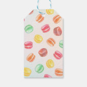 Kleurrijke Macarons Cadeaulabel (Achterkant)