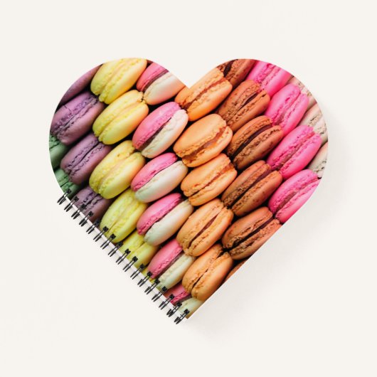 Kleurrijke Macarons Eigenzinnig Notitieboek (Voorkant)