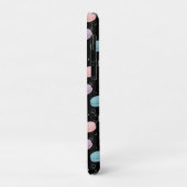 Kleurrijke Macarons Patroon voor iPhone case (Achterkant/links)