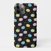 Kleurrijke Macarons Patroon voor iPhone case (Achterkant)