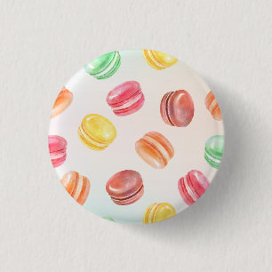 Kleurrijke Macarons Ronde Button 3,2 Cm