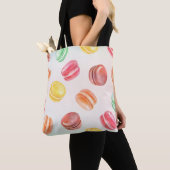 Kleurrijke Macarons Tote Bag (Dichtbij)