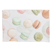 Kleurrijke macarons: zoet vallend patroon. kussensloop (Voorkant)
