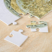 Kleurrijke macarons: zoet vallend patroon. legpuzzel (Zijkant)