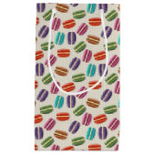 Kleurrijke macaroon met zoete meringue klein cadeauzakje (Voorkant)