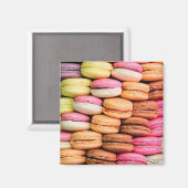 Kleurrijke Macaroons Magneet (Voorkant / Achterkant)