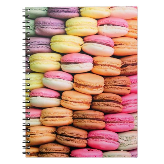 Kleurrijke Macaroons Notitieboek (Voorkant)