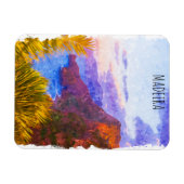 Kleurrijke Madeira Portugal landschap Reizen Magneet (Horizontaal)