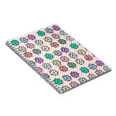 Kleurrijke madeliefje notitieboek (Rechterzijde)