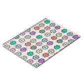 Kleurrijke madeliefje notitieboek (Linkerzijde)