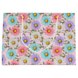  kleurrijke madeliefjes groot cadeauzakje