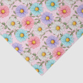  kleurrijke madeliefjes tissuepapier (Detail)