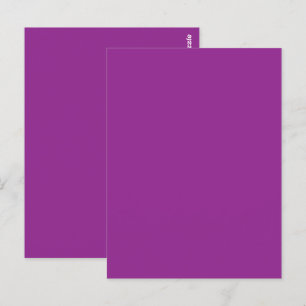 Kleurrijke Magenta Trouwuitnodiging met Minimaal D Briefkaart