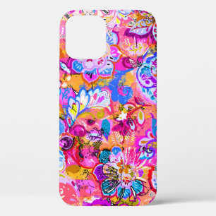 Kleurrijke magische abstracte bloem Case-Mate iPhone case
