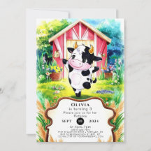 Kleurrijke magische Koe Verjaardag