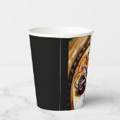 Kleurrijke Magische Motorfiets Verjaardag Papieren Bekers (Rechts)