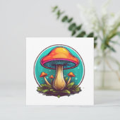 Kleurrijke Magische Paddenstoelen (Staand voorkant)