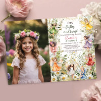Kleurrijke Magische Pixie Fairy Bloemen Foto Verja