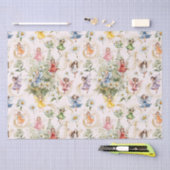 Kleurrijke Magische Schattigee Bloemenfeeën Gouden Tissuepapier (Craft)