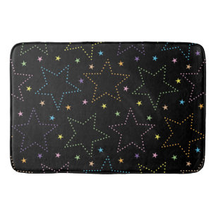 Kleurrijke Magische Sterrennacht Sky Pattern Badmat