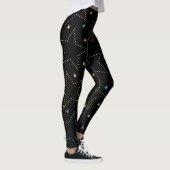 Kleurrijke Magische Sterrennacht Sky Pattern Leggings (Rechts)