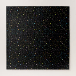 Kleurrijke Magische Sterrennacht Sky Pattern Legpuzzel
