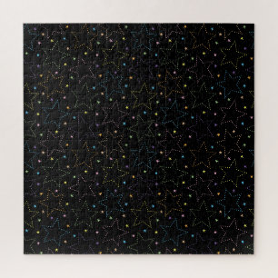 Kleurrijke Magische Sterrennacht Sky Pattern Legpuzzel