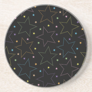Kleurrijke Magische Sterrennacht Sky Pattern Zandsteen Onderzetter