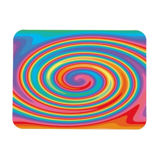 Kleurrijke magneet van het wielontwerp (Horizontaal)