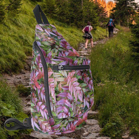 Kleurrijke Mahonia Plant bladeren bloemig Sling Bag