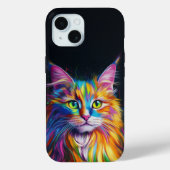 Kleurrijke Maine Coon telefoonhoes Case-Mate iPhone Case (Achterkant)