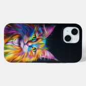 Kleurrijke Maine Coon telefoonhoes Case-Mate iPhone Case (Achterkant (horizontaal))