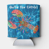 Kleurrijke Maine Red Lobster Koelbox Blikjeskoeler (Achterkant)