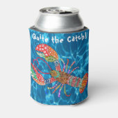 Kleurrijke Maine Red Lobster Koelbox Blikjeskoeler (Blikje Achterkant)