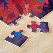 Kleurrijke Maltese hondenkunst Legpuzzel (Zijkant)