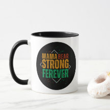 Kleurrijke Mama Beer Sterk Voor Altijd