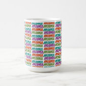 Kleurrijke Mama voor Moederdag Koffiemok (Center)