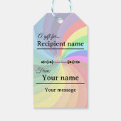Kleurrijke Mandala-46556 Cadeaulabel (Achterkant)